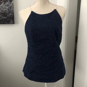 Navy Lilly Pulitzer tank top blouse